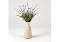 224018 Lavender in Cream Ceramic Bottle Vase