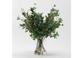 229023 Bay Leaf,Cherry Leaves,& Eucalyptus in Glass Cylinder