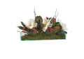 231011 Magnolias and Birch Tops in Rectangle Aquarium Glass
