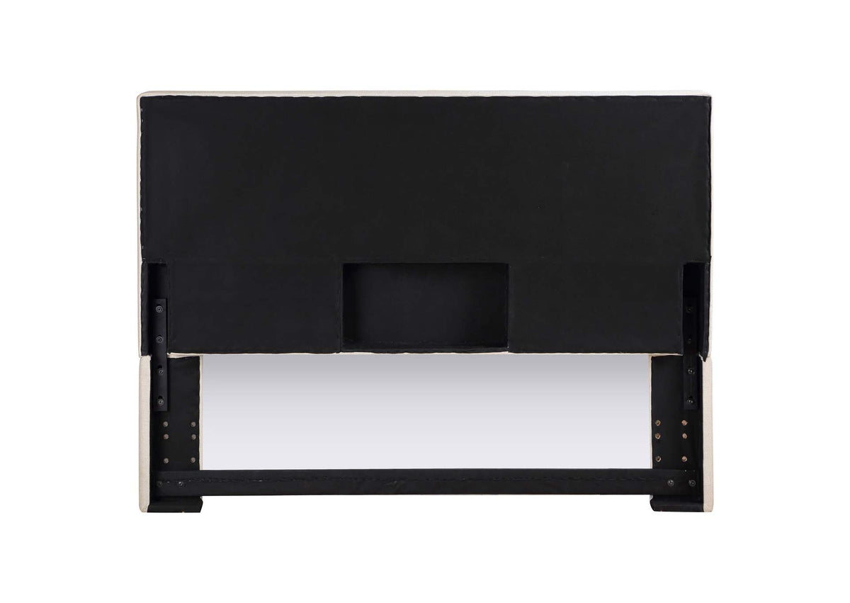 315980K Pirro Upholstered King Panel Headboard Sand