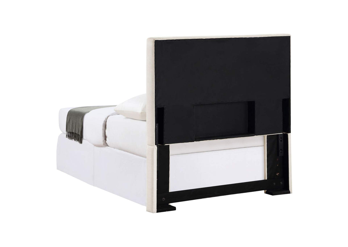 315980T Pirro Upholstered Twin Panel Headboard Sand