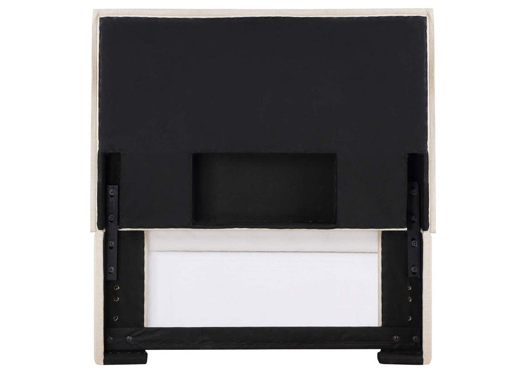 315985T Izzy Upholstered Twin Panel Headboard Sand