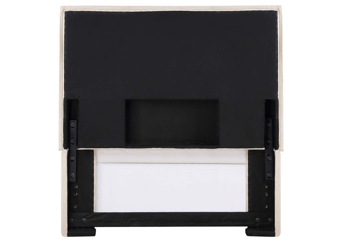 315985T Izzy Upholstered Twin Panel Headboard Sand