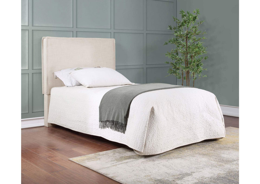 315985T Izzy Upholstered Twin Panel Headboard Sand