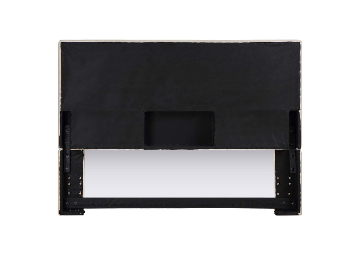 315993K Kosmo Upholstered King Panel Headboard Sand