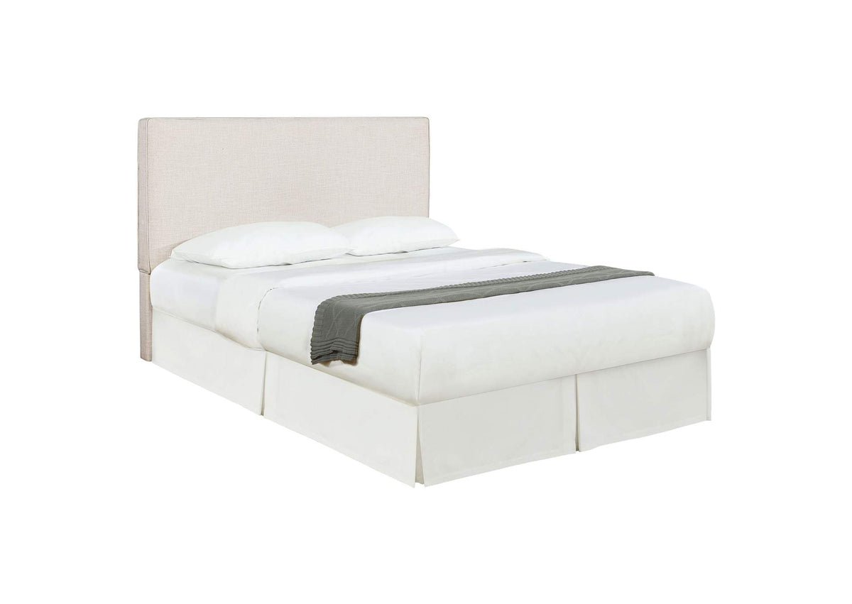 315993QF Kosmo Upholstered Queen or Full Panel Headboard Sand