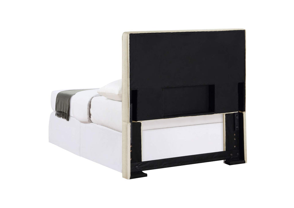 315993T Kosmo Upholstered Twin Panel Headboard Sand