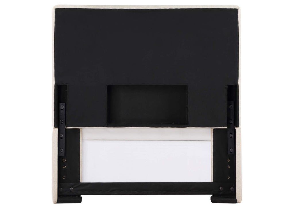 315993T Kosmo Upholstered Twin Panel Headboard Sand
