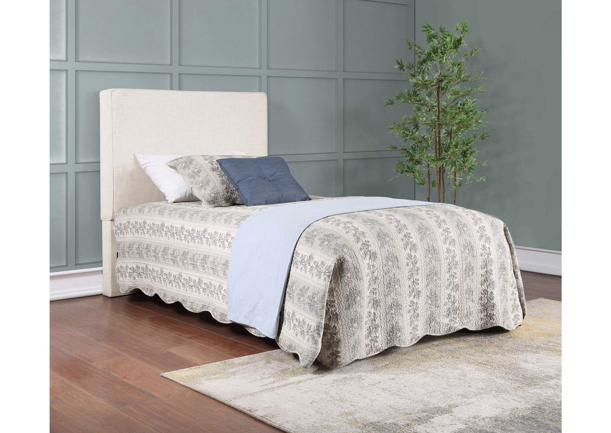 315993T Kosmo Upholstered Twin Panel Headboard Sand