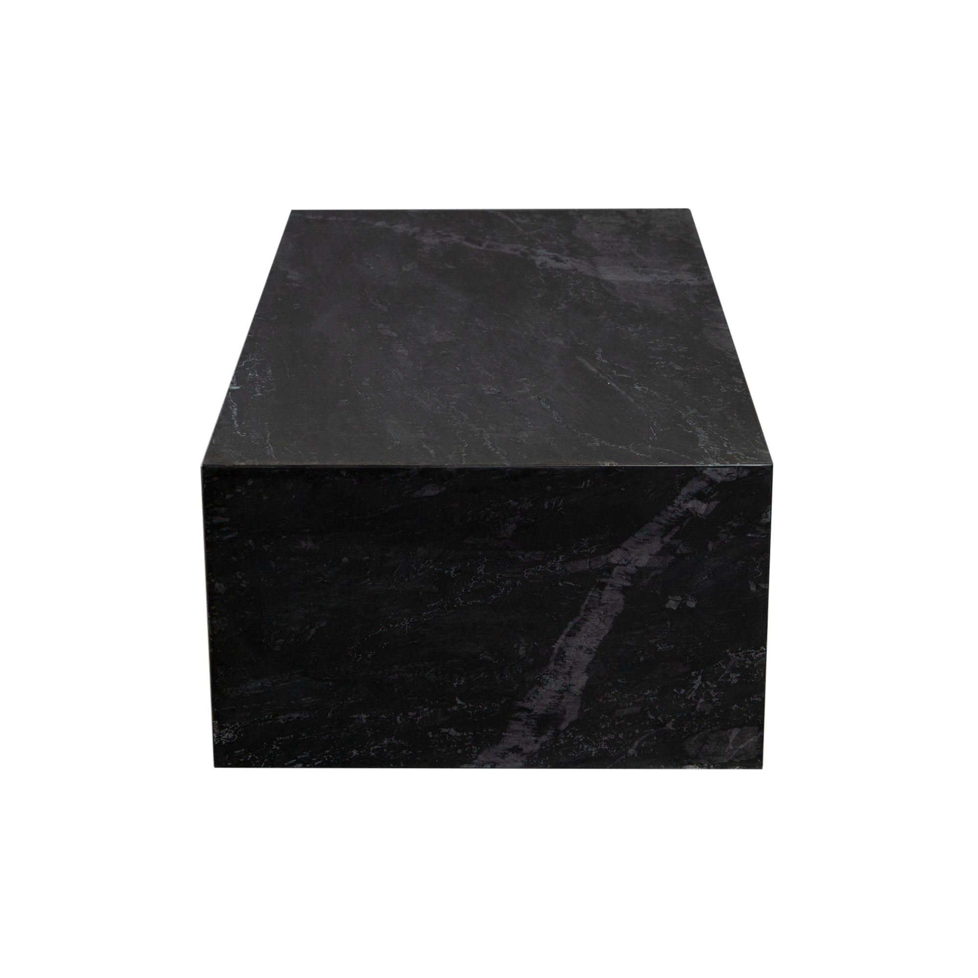 Ark Rectangle Cocktail Table in Genuine Black Marble by Diamond Sofa