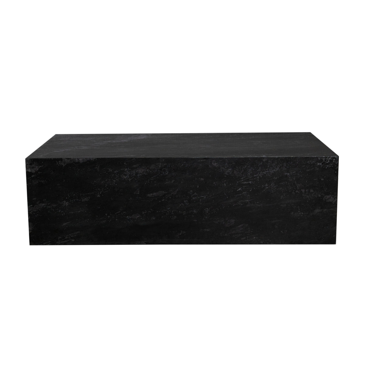 Ark Rectangle Cocktail Table in Genuine Black Marble by Diamond Sofa