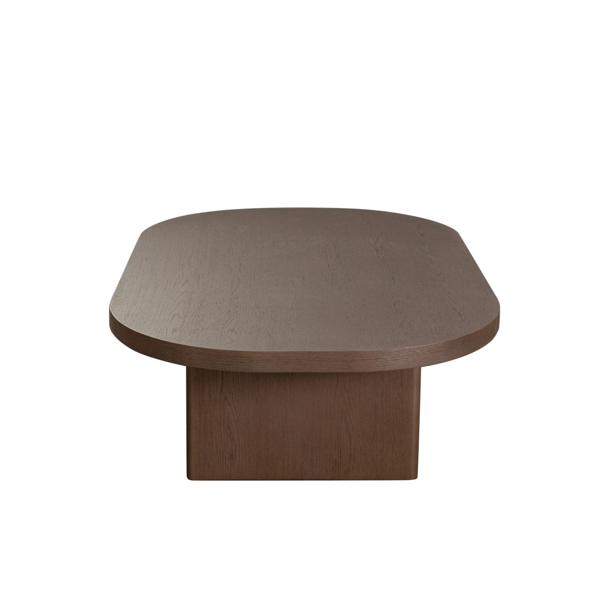 Aspen Oval Cocktail Table in Dark Oak finish by Diamond Sofa