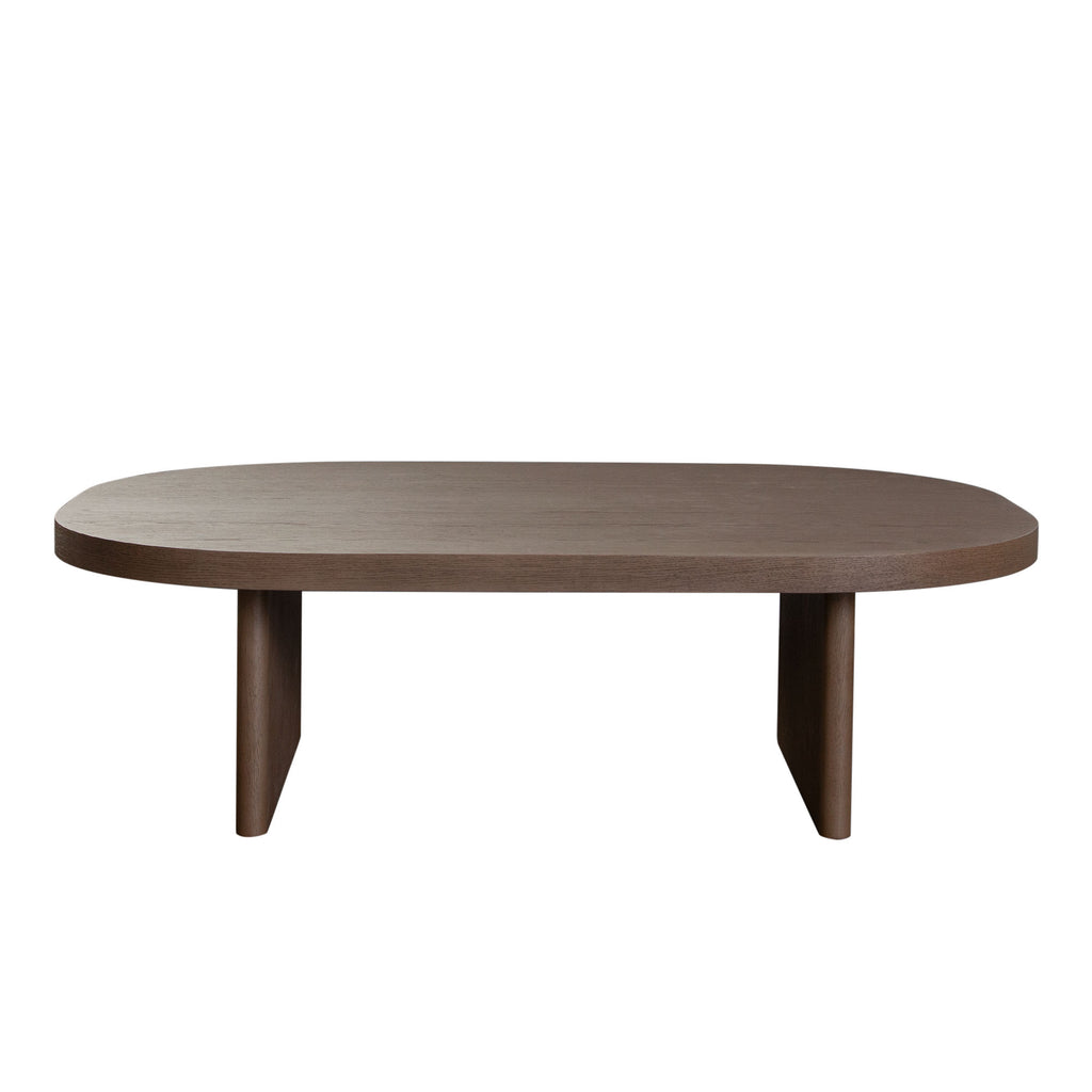 Aspen Oval Cocktail Table in Dark Oak finish by Diamond Sofa