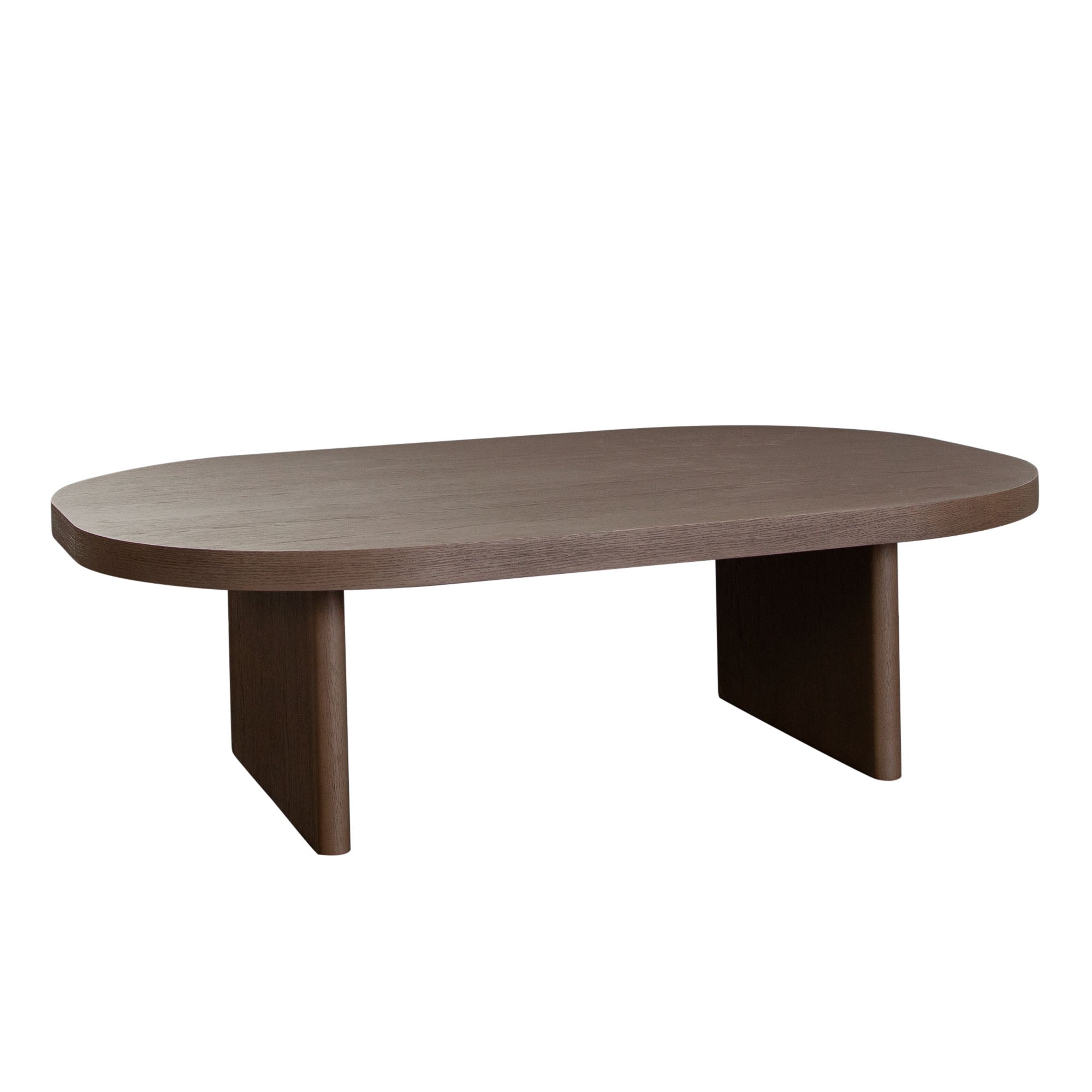 Aspen Oval Cocktail Table in Dark Oak finish by Diamond Sofa