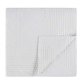 Anessa White 4pc King Quilt Set