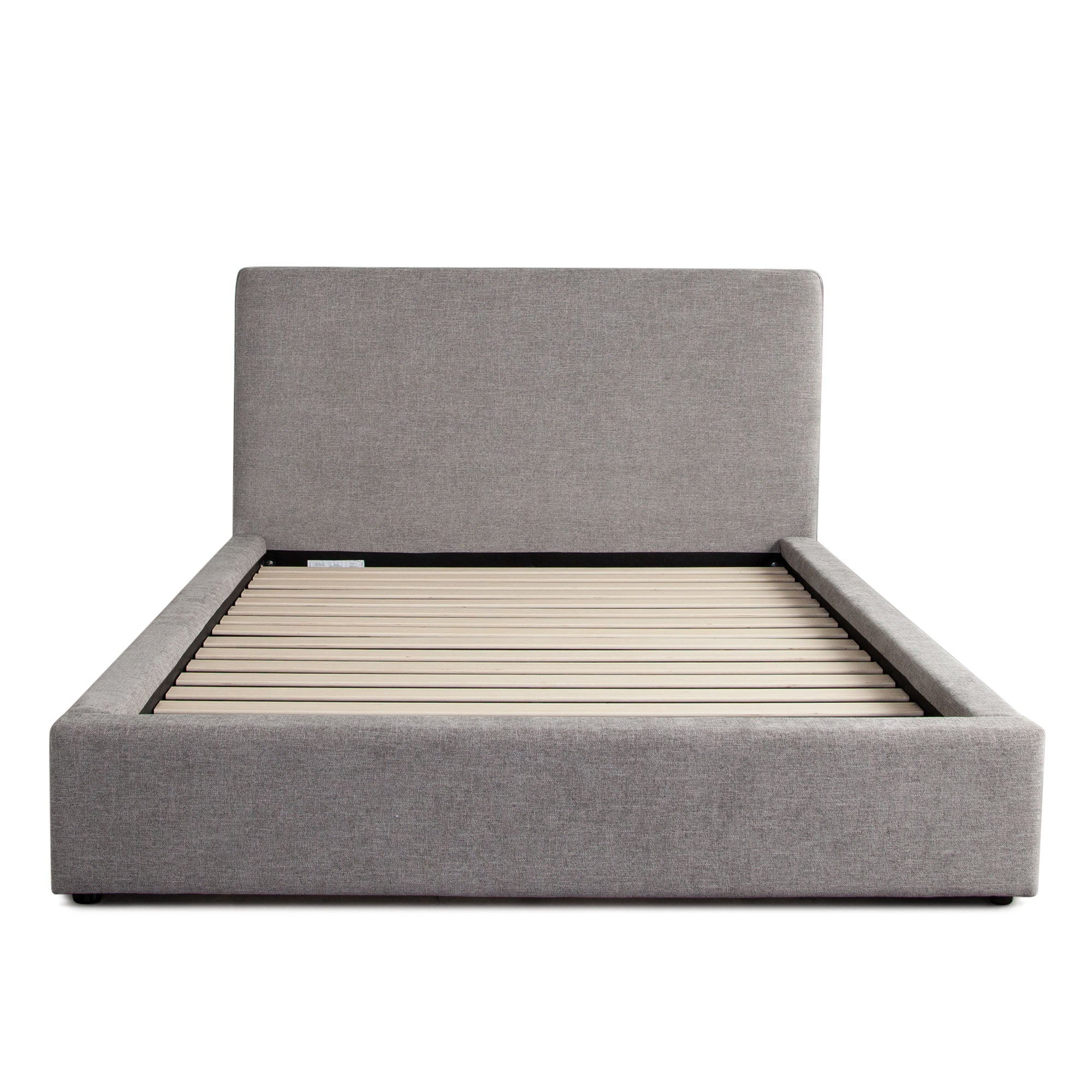 Cloud2 43" Low Profile Queen Bed in Grey Fabric by Diamond Sofa
