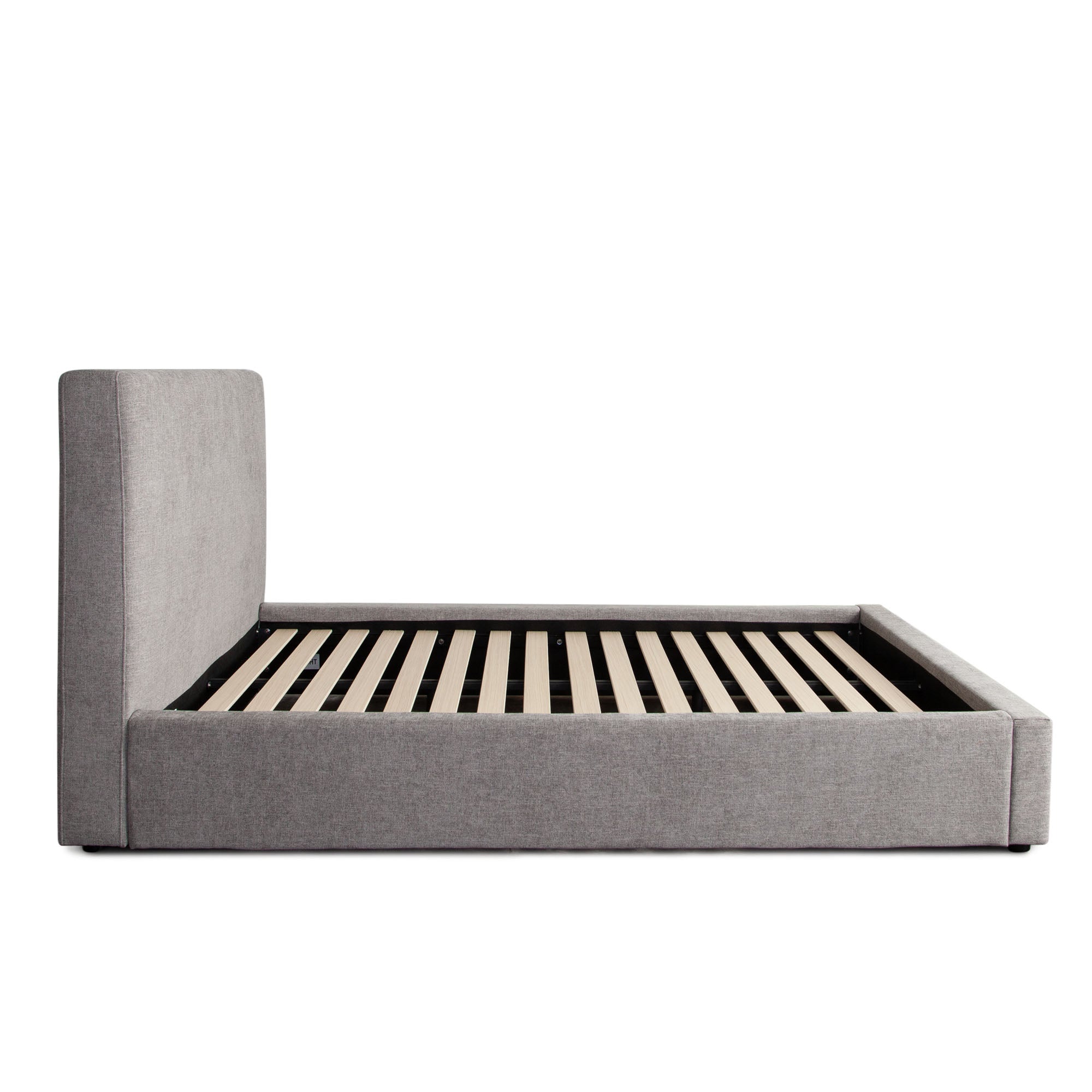 Cloud2 43" Low Profile Queen Bed in Grey Fabric by Diamond Sofa