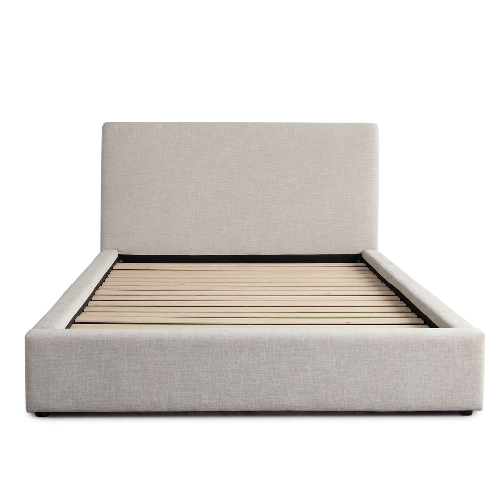 Cloud2 43" Low Profile Queen Bed in Sand Fabric by Diamond Sofa
