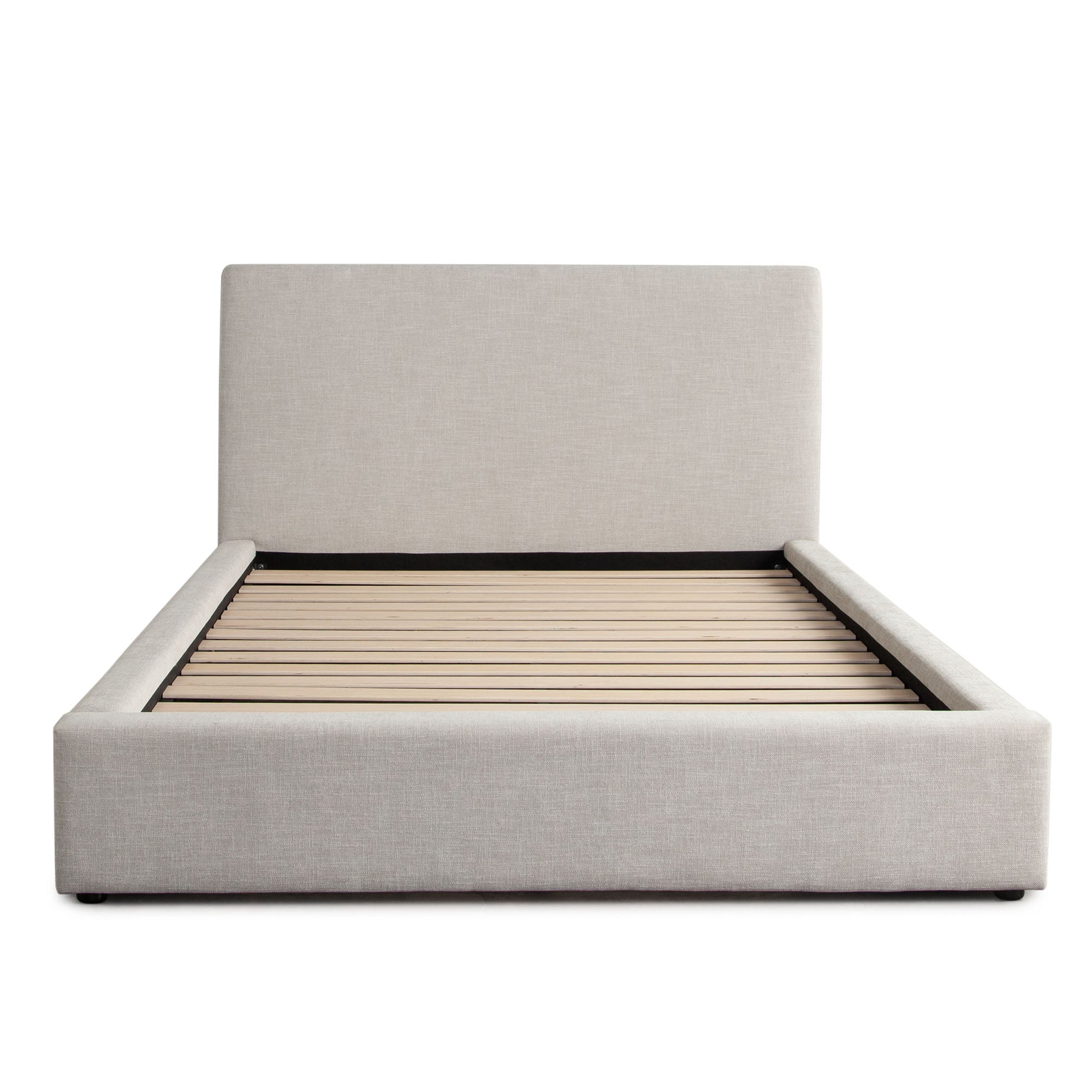 Cloud2 43" Low Profile Queen Bed in Sand Fabric by Diamond Sofa