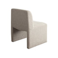 Coral Armless Dining/Accent Chair in Wheat Polyester Fabric by Diamond Sofa