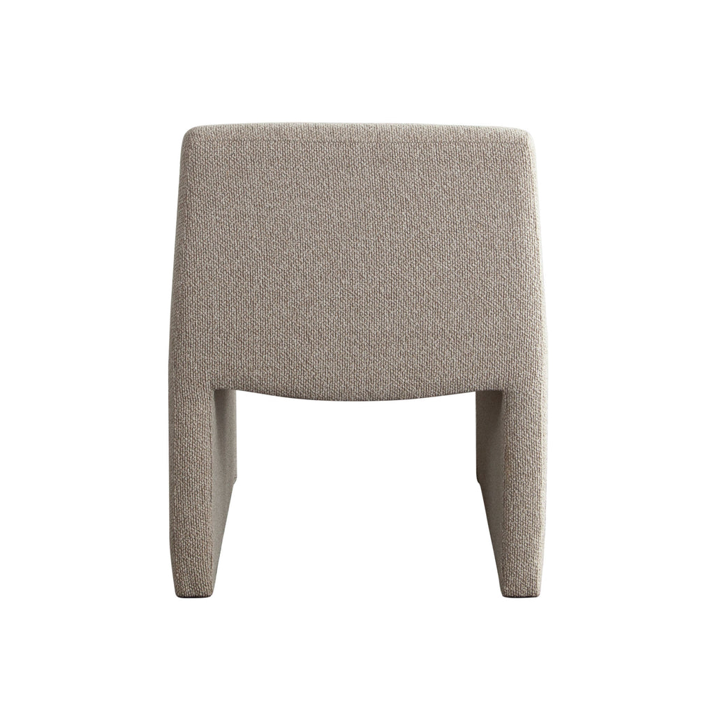 Coral Armless Dining/Accent Chair in Wheat Polyester Fabric by Diamond Sofa