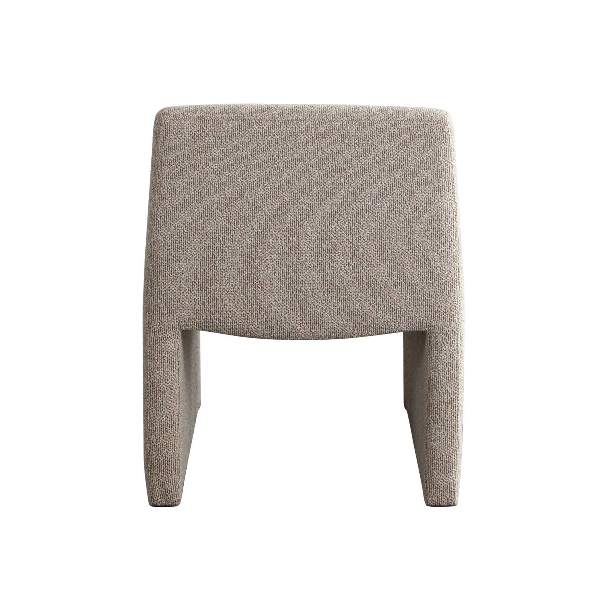 Coral Armless Dining/Accent Chair in Wheat Polyester Fabric by Diamond Sofa