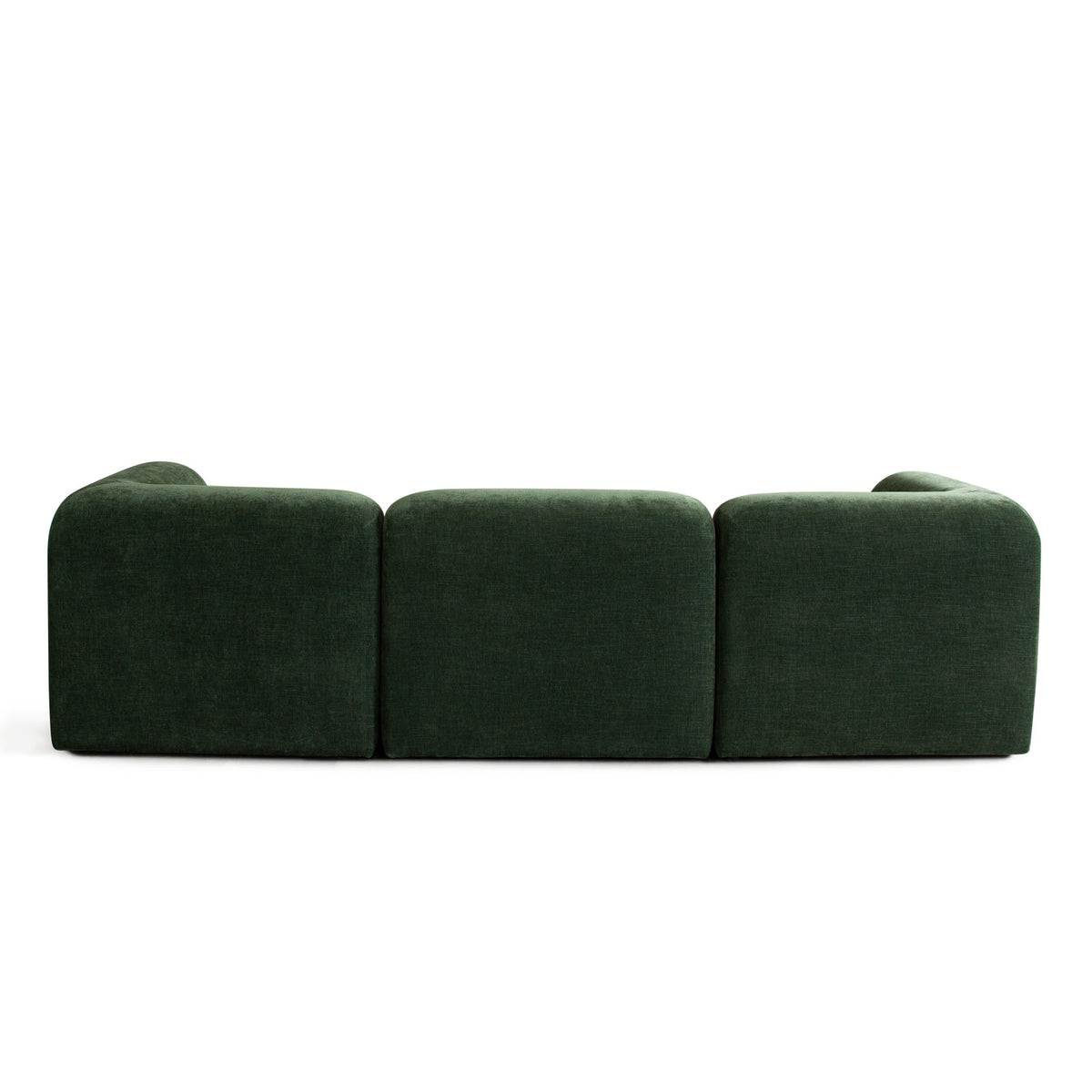 Echo 3PC Modular Sofa in Spruce Green Fabric by Diamond Sofa