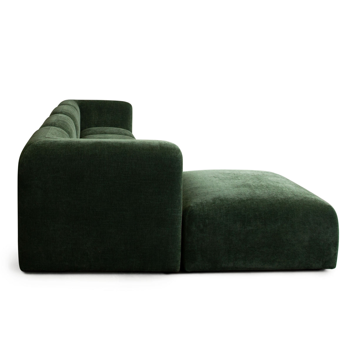 Echo 3PC Modular Sofa in Spruce Green Fabric by Diamond Sofa