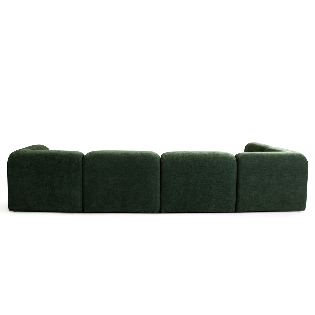 Echo 3PC Modular Sofa in Spruce Green Fabric by Diamond Sofa