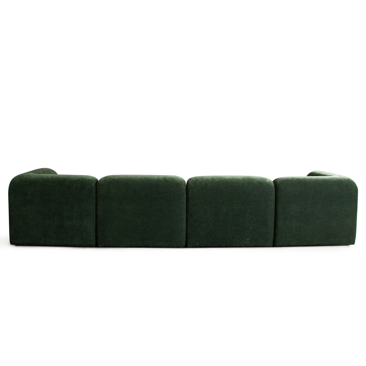 Echo 3PC Modular Sofa in Spruce Green Fabric by Diamond Sofa