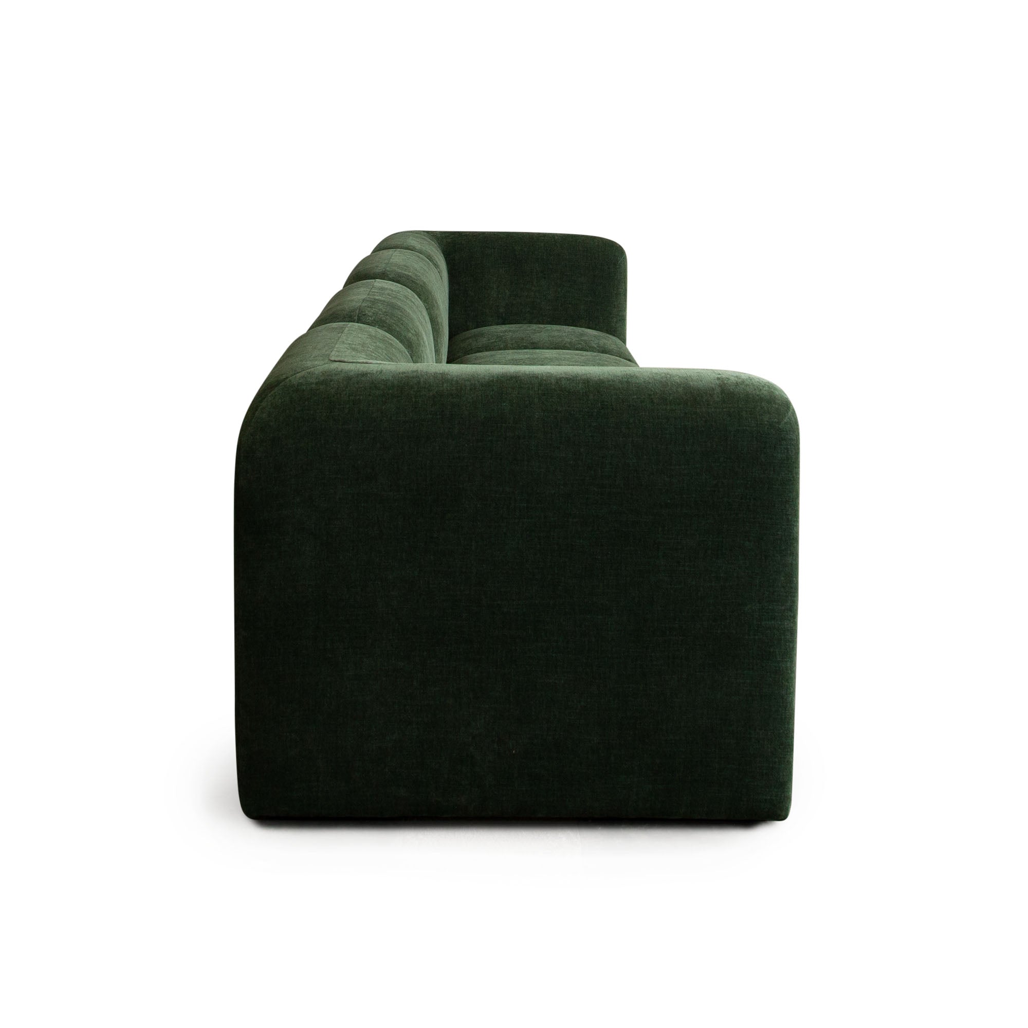 Echo 3PC Modular Sofa in Spruce Green Fabric by Diamond Sofa