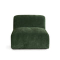 Echo Armless Chair in Spruce Green Fabric by Diamond Sofa