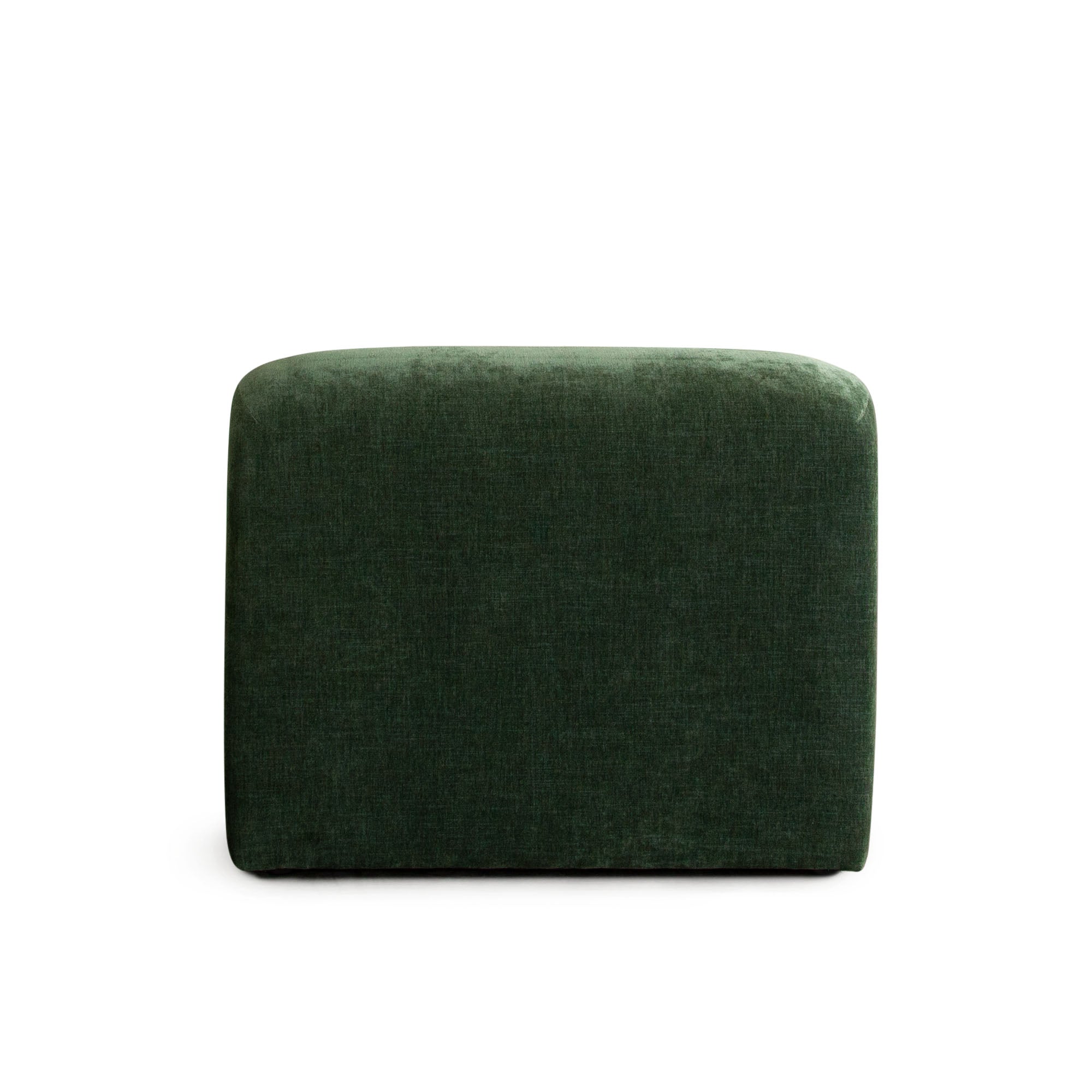 Echo Armless Chair in Spruce Green Fabric by Diamond Sofa