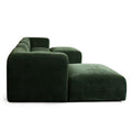 Echo Square Ottoman in Spruce Green Fabric by Diamond Sofa