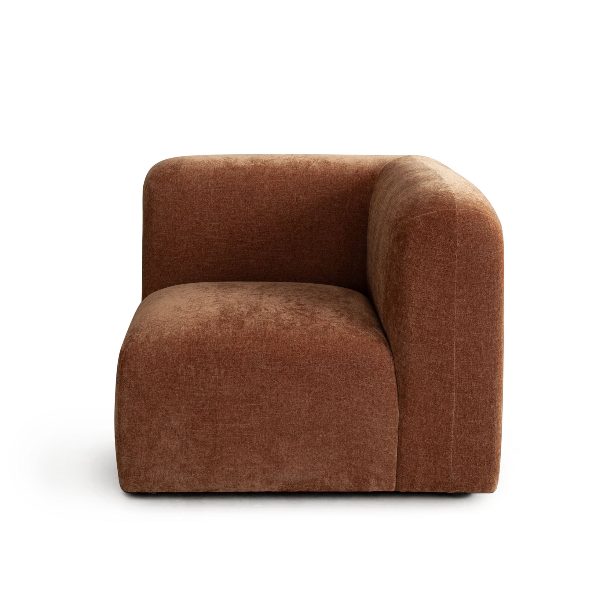 Echo Universal Square Corner Chair in Amber Fabric by Diamond Sofa