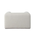 Form Chair in Ivory Boucle Fabric by Diamond Sofa