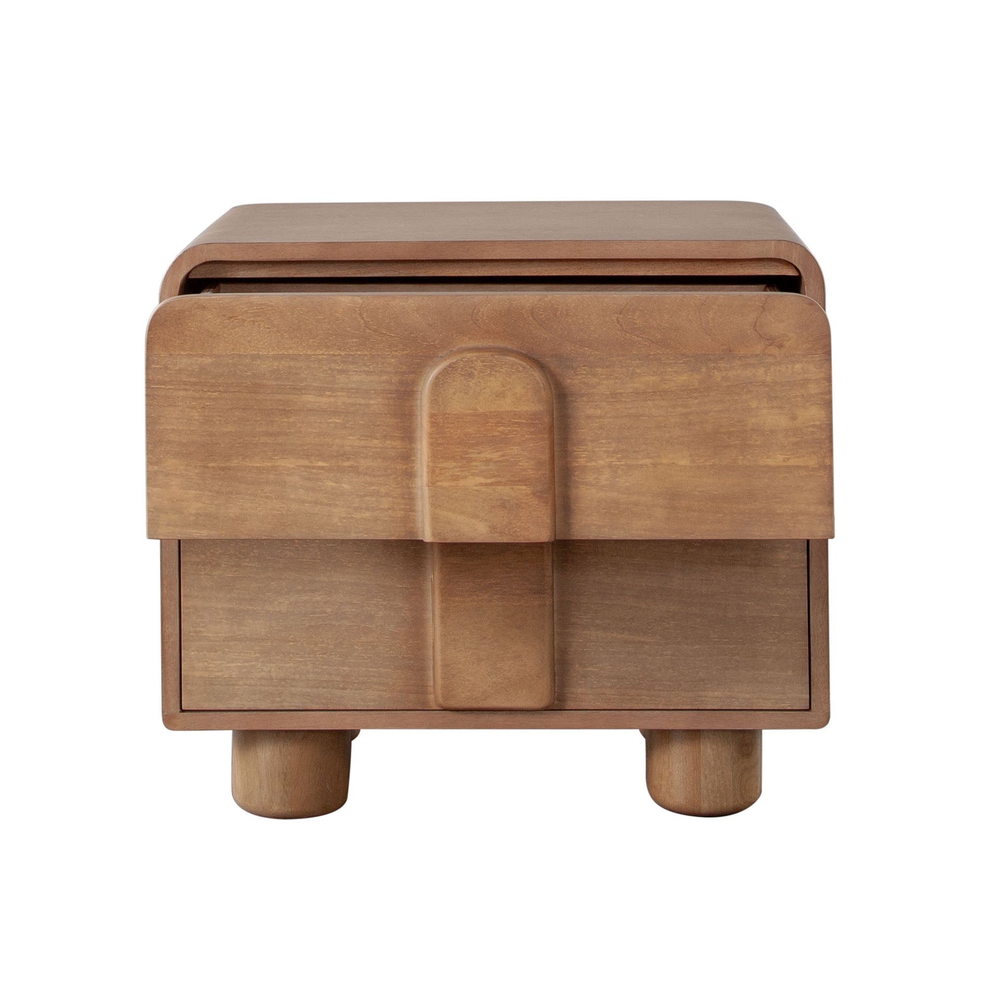 Indigo Solid Wood 2-Drawer Night Stand/End Table in Honey Finish by Diamond Sofa