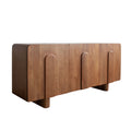 Indigo Solid Wood 3-Door Sideboard in Honey Finish by Diamond Sofa