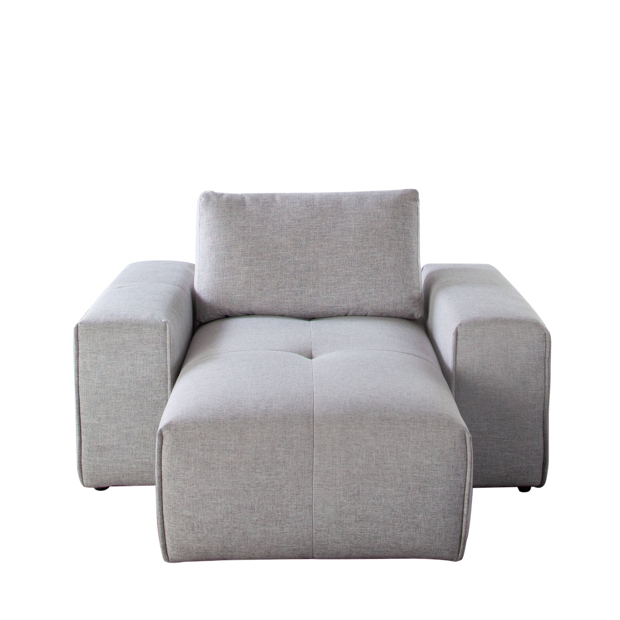 Jazz Modular 3-Seater Chaise Sectional with Adjustable Backrests in Light Brown Fabric by Diamond Sofa