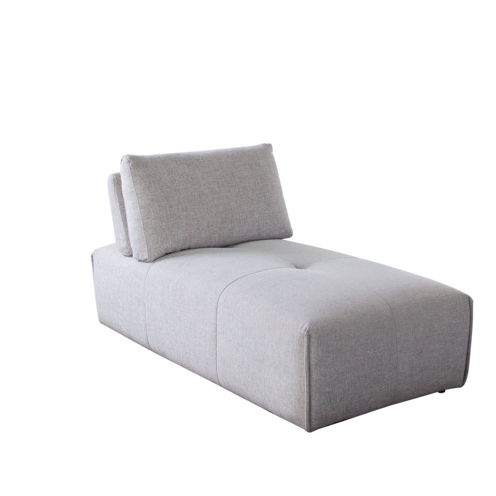 Jazz Modular 3-Seater Chaise Sectional with Adjustable Backrests in Light Brown Fabric by Diamond Sofa