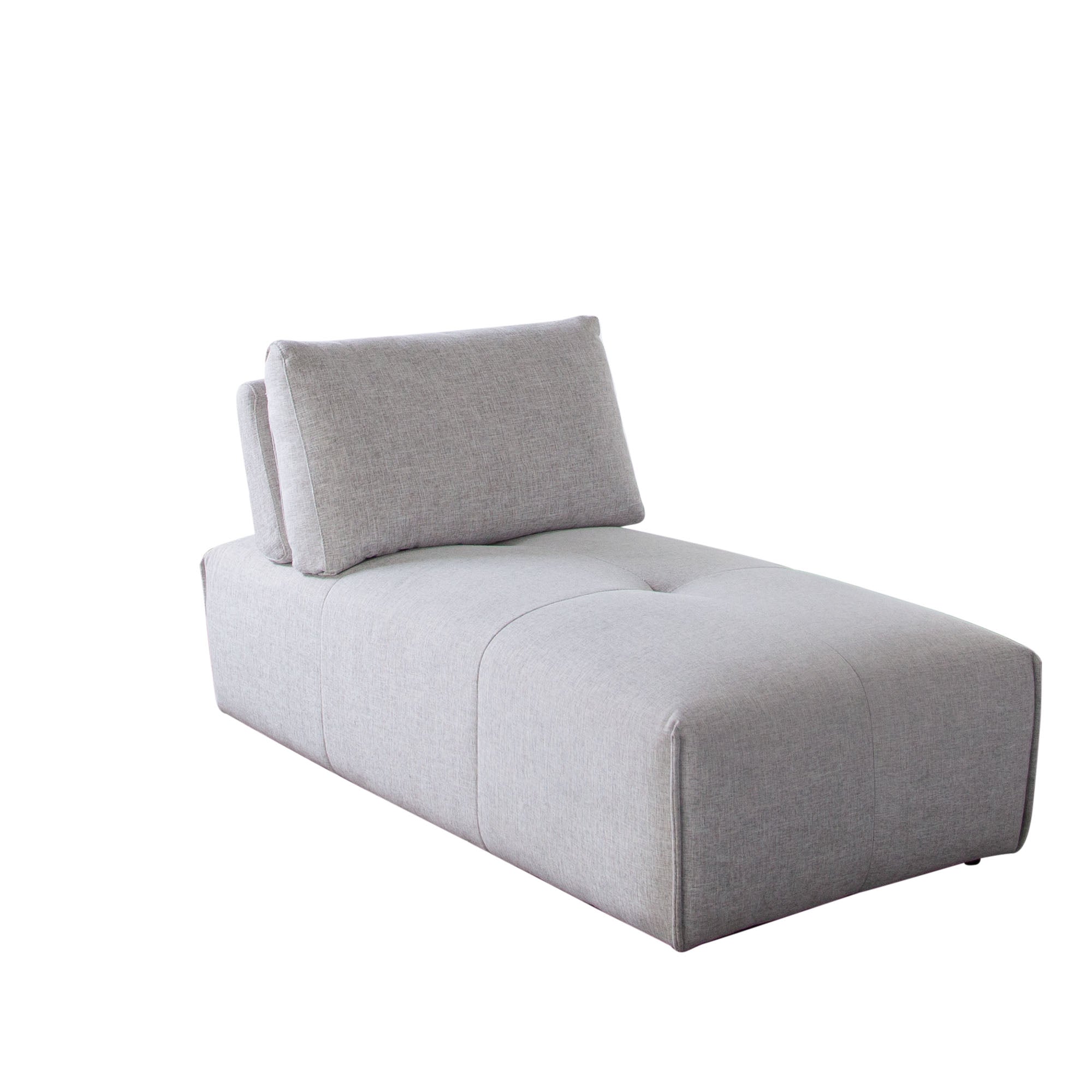 Jazz Modular 3-Seater Chaise Sectional with Adjustable Backrests in Light Brown Fabric by Diamond Sofa