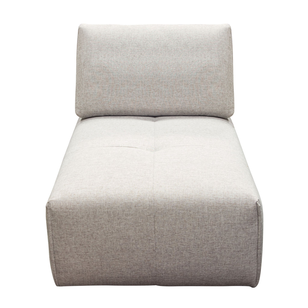 Jazz Modular 3-Seater Chaise Sectional with Adjustable Backrests in Light Brown Fabric by Diamond Sofa
