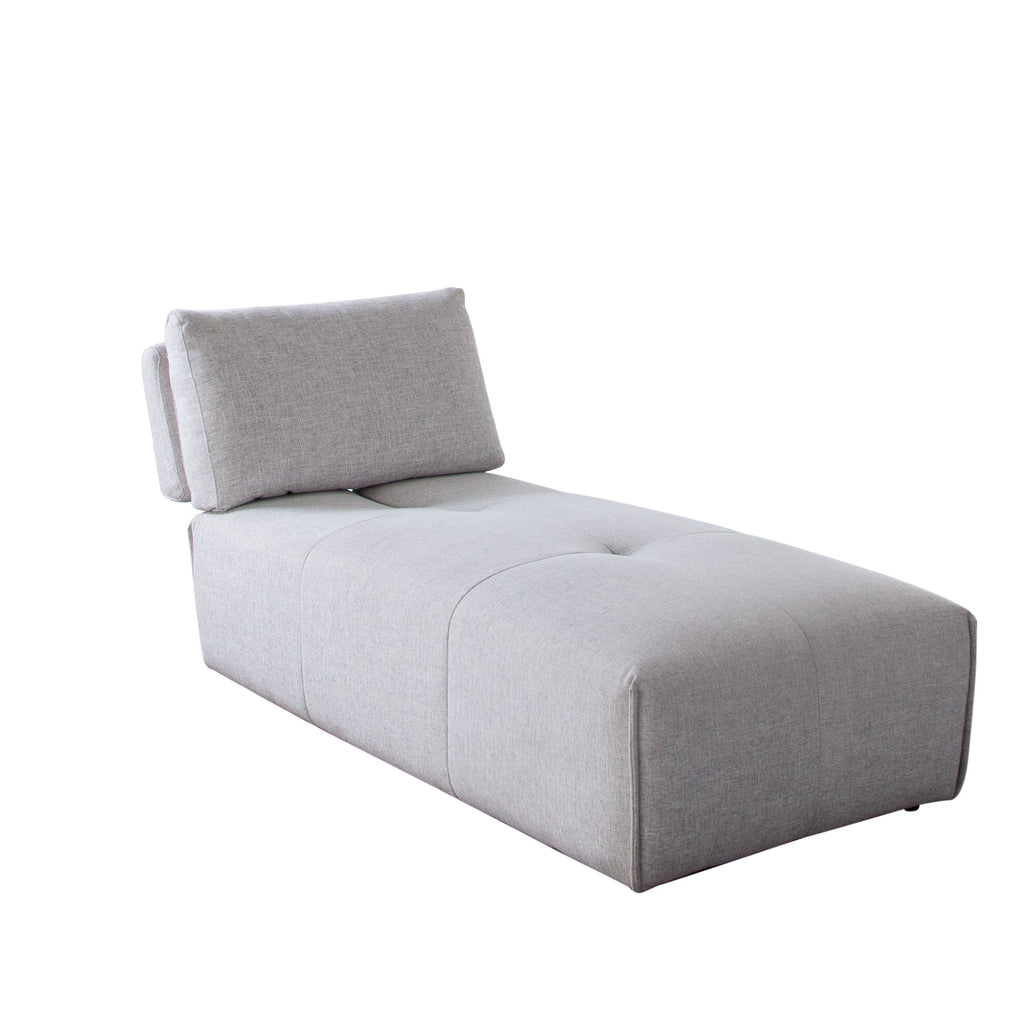 Jazz Modular 3-Seater Chaise Sectional with Adjustable Backrests in Light Brown Fabric by Diamond Sofa