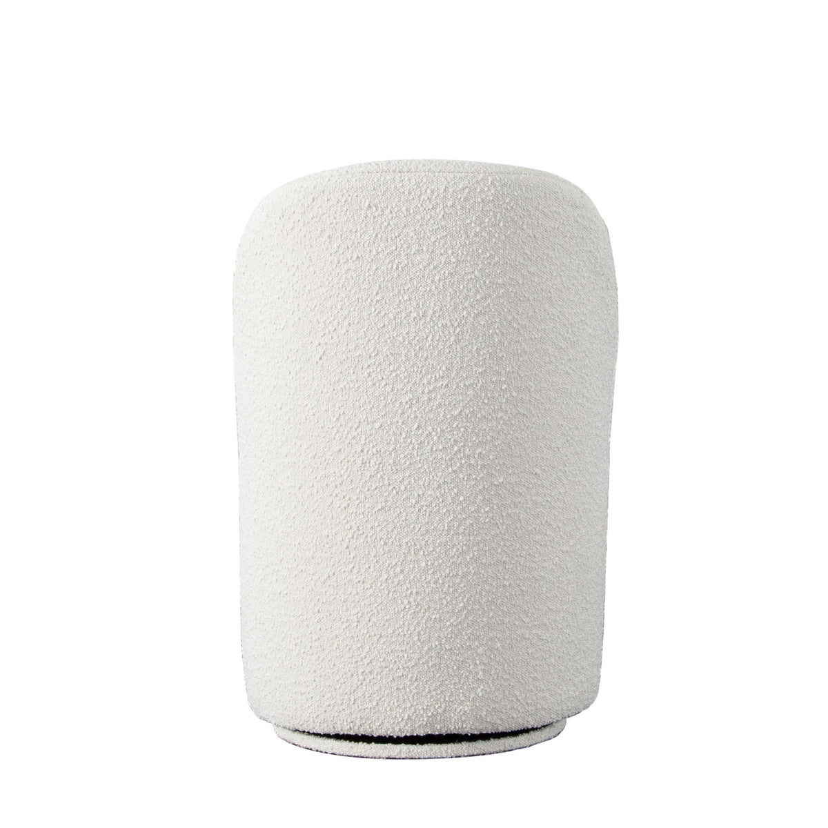 Kendall Dining/Accent Swivel Chair in Ivory Boucle Fabric by Diamond Sofa