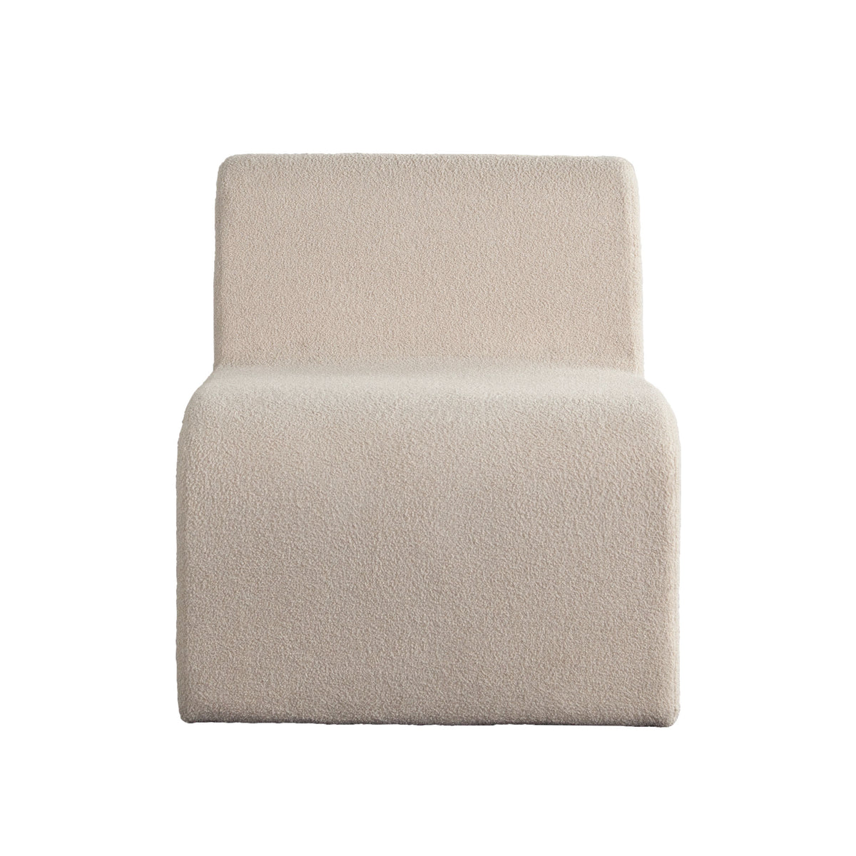 Lana Accent Chair in Camel Looped Shearling Fabric by Diamond Sofa