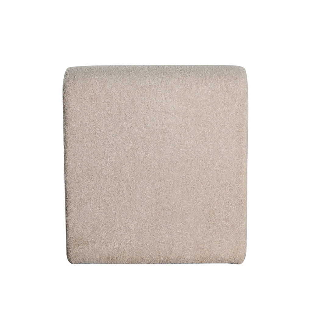 Lana Accent Chair in Camel Looped Shearling Fabric by Diamond Sofa