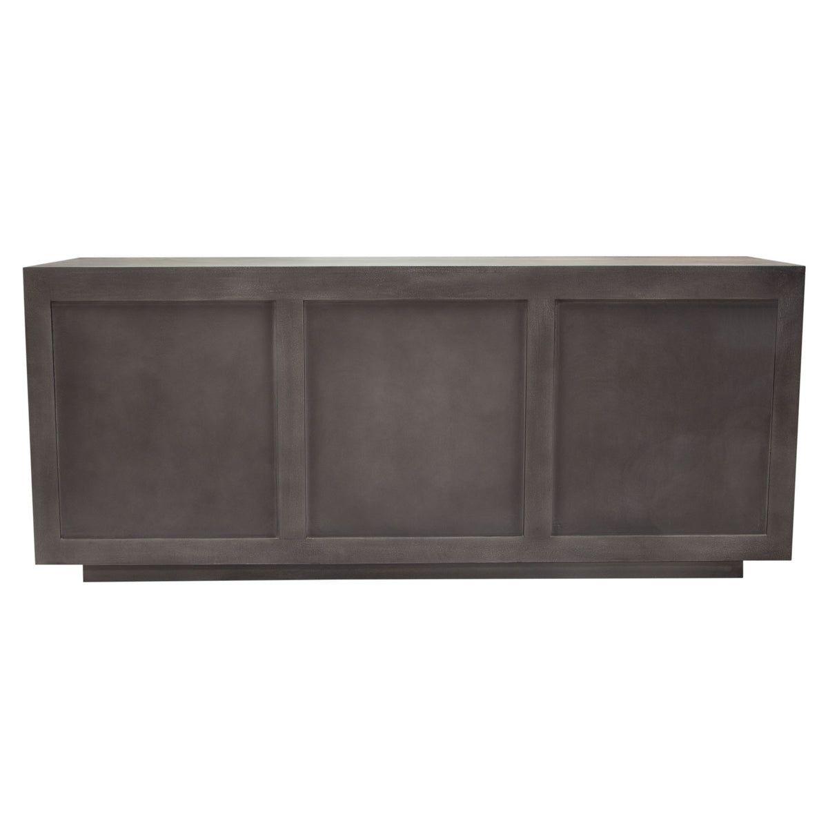 Bastille 69" 3-Door Solid Acacia Wood Sideboard in Smoke Grey Finish by Diamond Sofa