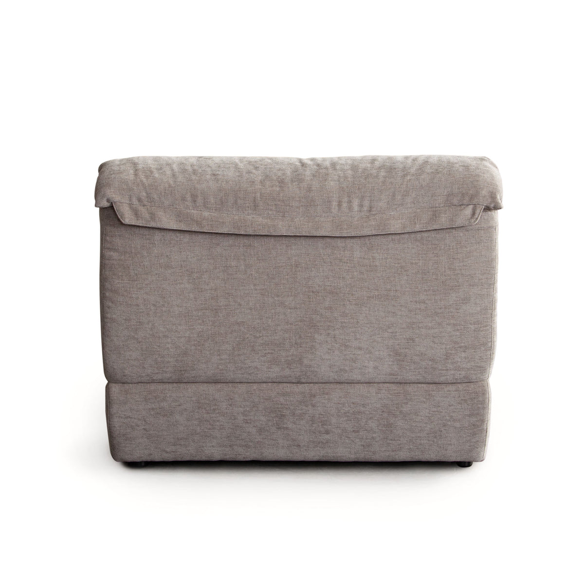 Leigh Armless Chair in Dove Nature Polyester Fabric by Diamond Sofa