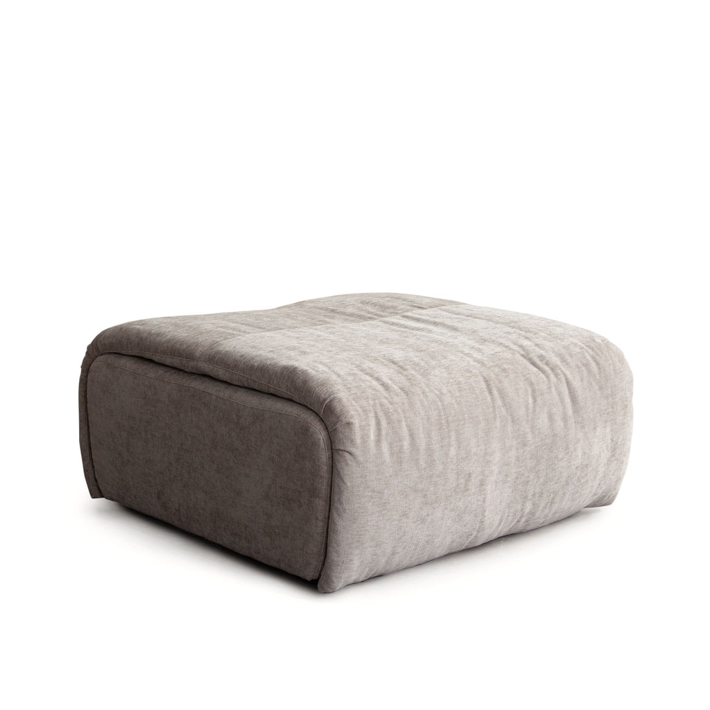 Leigh Ottoman in Dove Nature Polyester Fabric by Diamond Sofa