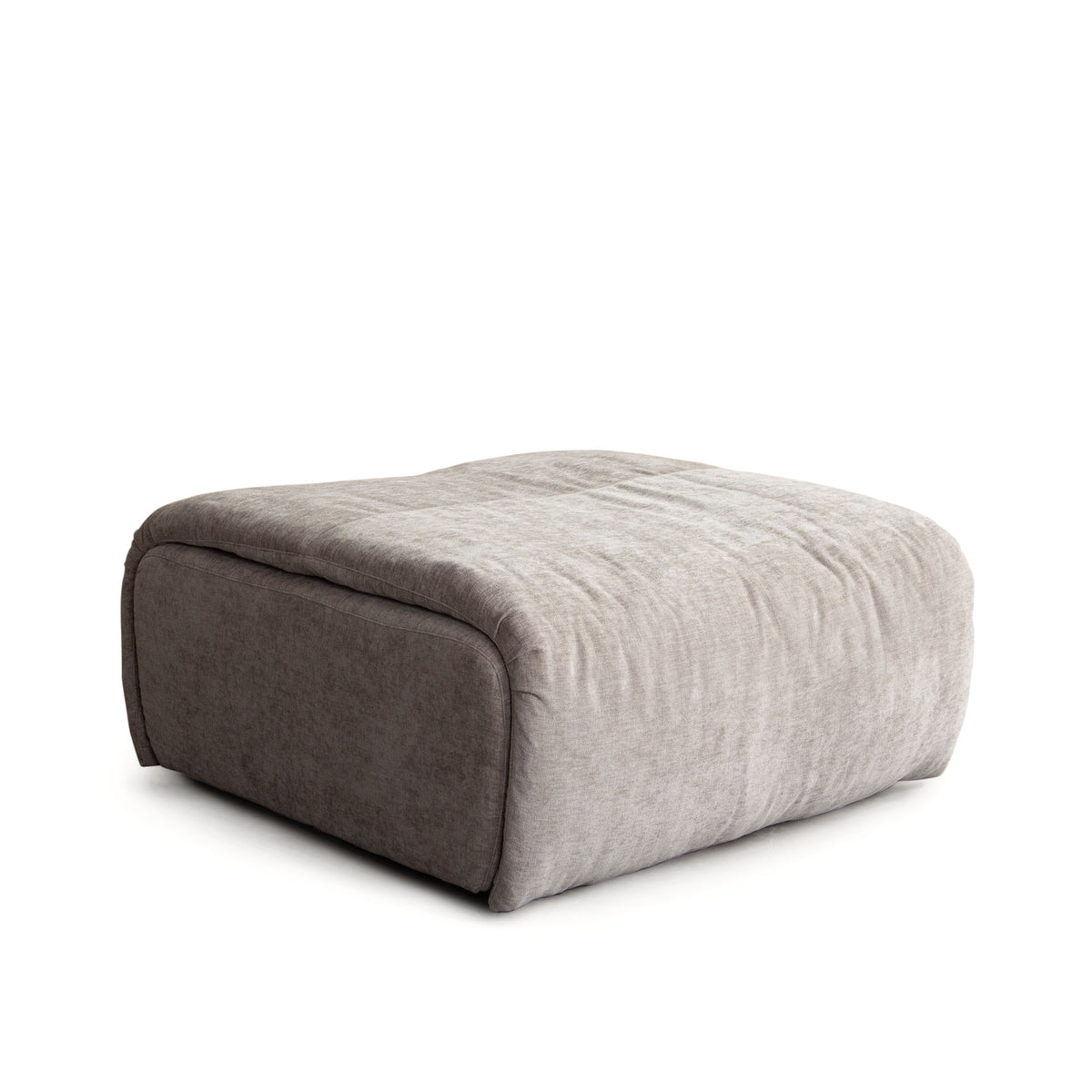 Leigh Ottoman in Dove Nature Polyester Fabric by Diamond Sofa